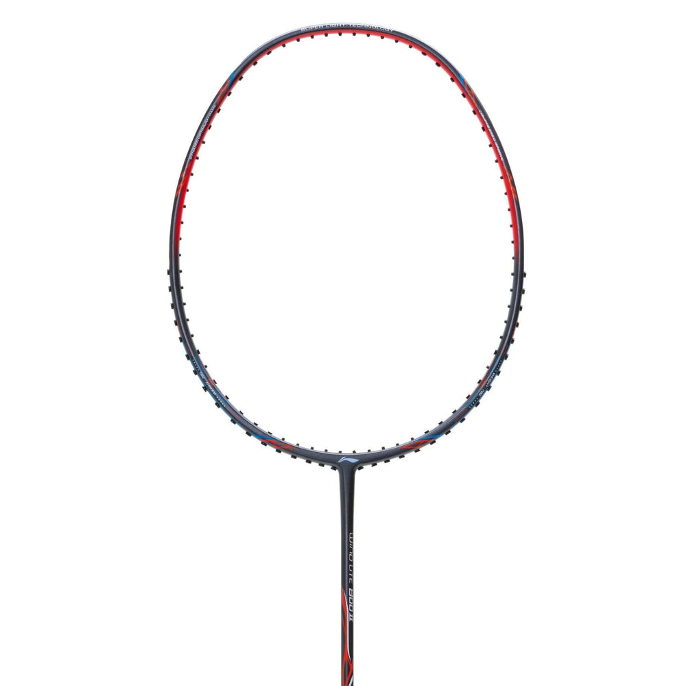 Li-Ning Wind Lite 800 II G6 Unstrung Badminton Racket Dark Grey/Red – Lightweight 78g Graphite Frame, High-Speed Racquet for Intermediate & Advanced Players - Best Price online Prokicksports.com