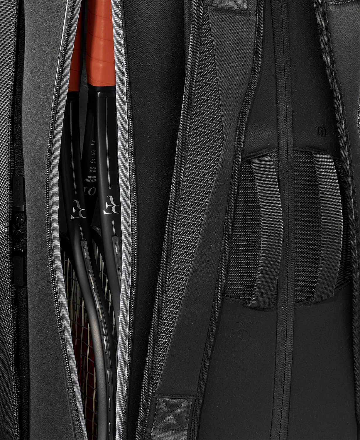 Wilson RF Tournament 15PK Tennis Racquet Bag – WR8032701001 - Black | Premium Federer Edition Bag with Thermoguard, Ample Storage & Pro-Level Design - Best Price online Prokicksports.com