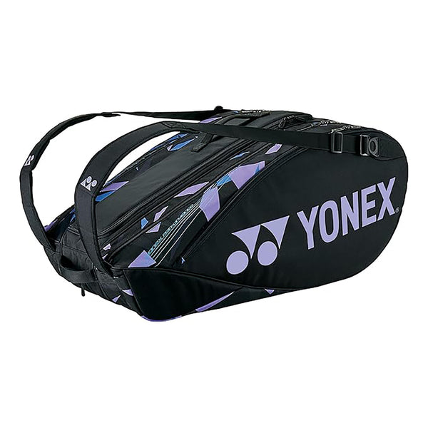 Yonex BA92229EX Pro Badminton Kit Bag – 9-Racket Capacity, Thermo Guard, Shoe Compartment, Backpack Straps – Ideal for Tournaments & Training
