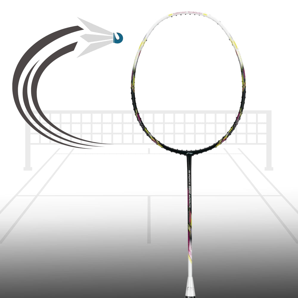 Li-Ning G-Force 5800 Superlight Badminton Racquet – 5U6 Ultra-Lightweight, High-Tension Graphite Racket for Intermediate & Advanced Players