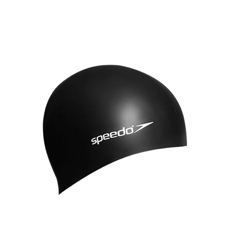 Speedo Flat Silicone Swim Cap – Adult Swimming Cap with Durable Stretch Fit, Tear-Resistant Silicone & Comfortable Hydrodynamic Design