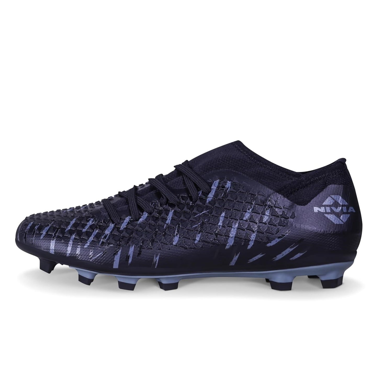 NIVIA Ashtang 2.0 Football Shoes – Lightweight Knitted Collar, TPU Fusion, High Traction Studs, Unisex Sports Footwear India - Best Price online Prokicksports.com