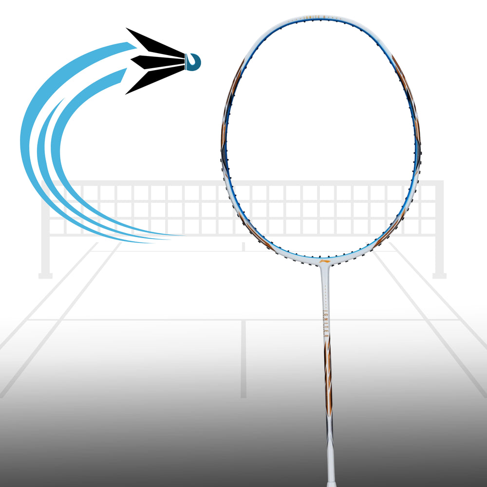 Li-Ning Ignite 8 Carbon-Fiber Unstrung Badminton Racquet, 5U6 | Head-Heavy Power Frame with AeroTec Beam & TB Nano Technology - Best Price online Prokicksports.com