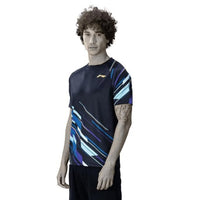 Li-Ning ATSUA43 Men’s Round Neck Badminton T-Shirt – 100% Polyester, Lightweight, Quick-Dry, Breathable Sports Tee - Best Price online Prokicksports.com