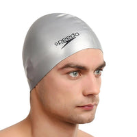Speedo Flat Silicone Swim Cap – Adult Swimming Cap with Durable Stretch Fit, Tear-Resistant Silicone & Comfortable Hydrodynamic Design - Best Price online Prokicksports.com