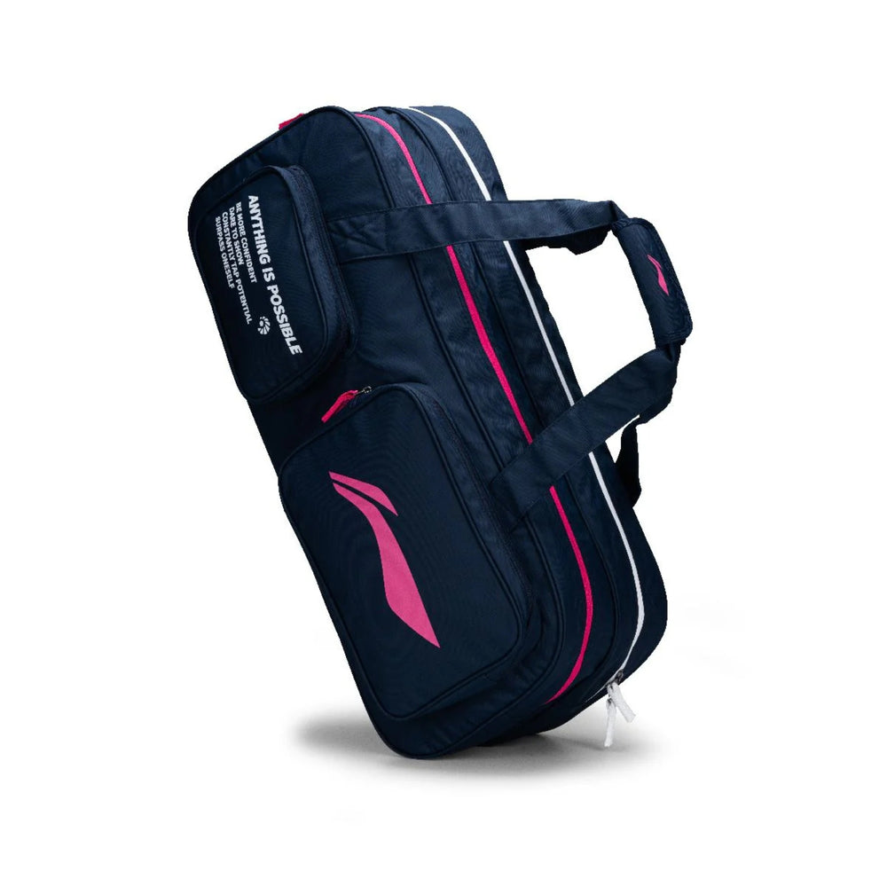 Li-Ning Prime Vault Badminton Racket Kit Bag | Premium Sports Bag for Racquets, Shoes & Accessories | Durable, Spacious & Lightweight Badminton Kit Bag - Best Price online Prokicksports.com