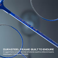 Hundred Powertek Ultra X Strung Badminton Set (2 Racquets) | Lightweight Aluminium Frame with Head-Heavy Balance, Full Cover | Beginner Friendly Combo Kit - Best Price online Prokicksports.com