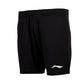Li-Ning AKST725 Men’s Badminton Shorts – Turbo Dri Air Dry Tech, Lightweight Polyester, Quick Dry, Breathable, Black/Silver - Best Price online Prokicksports.com