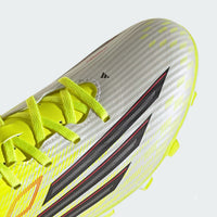 Adidas F50 Club FG/MG Football Shoes | Lightweight Speed Cleats with Fiberskin Upper | TESOYE/CBLACK/LUCRED - Best Price online Prokicksports.com