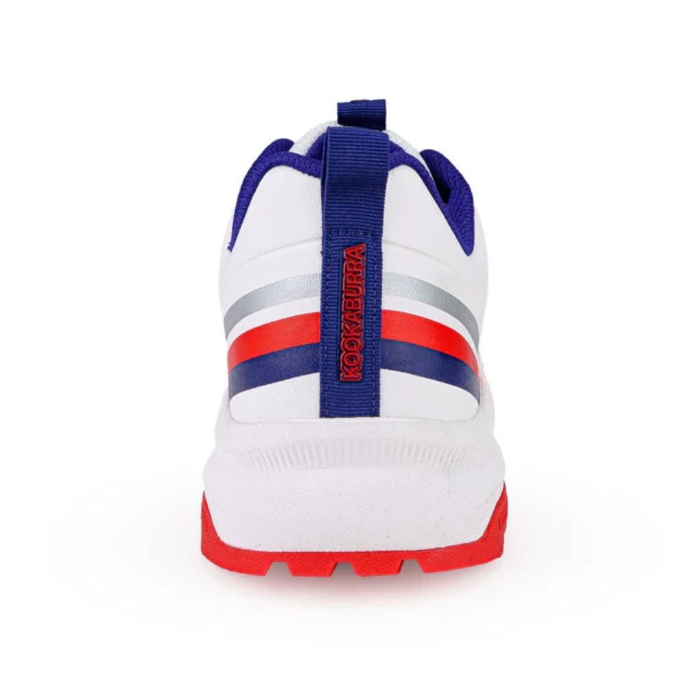 Kookaburra Pro 2.0 Rubber Cricket Shoe – Red/White | Comfort & Traction for the Field - Best Price online Prokicksports.com