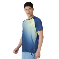 ASICS Ombre Graphic SS Top for Men | Round Neck Sports T-Shirt - Best Price online Prokicksports.com