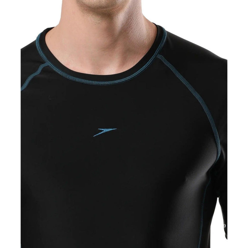 Speedo AM Short Sleeve SunTop – Men’s UV Protection Swim Top, Quick Dry Stretch Swimwear Rashguard for Training & Water Sports - Best Price online Prokicksports.com
