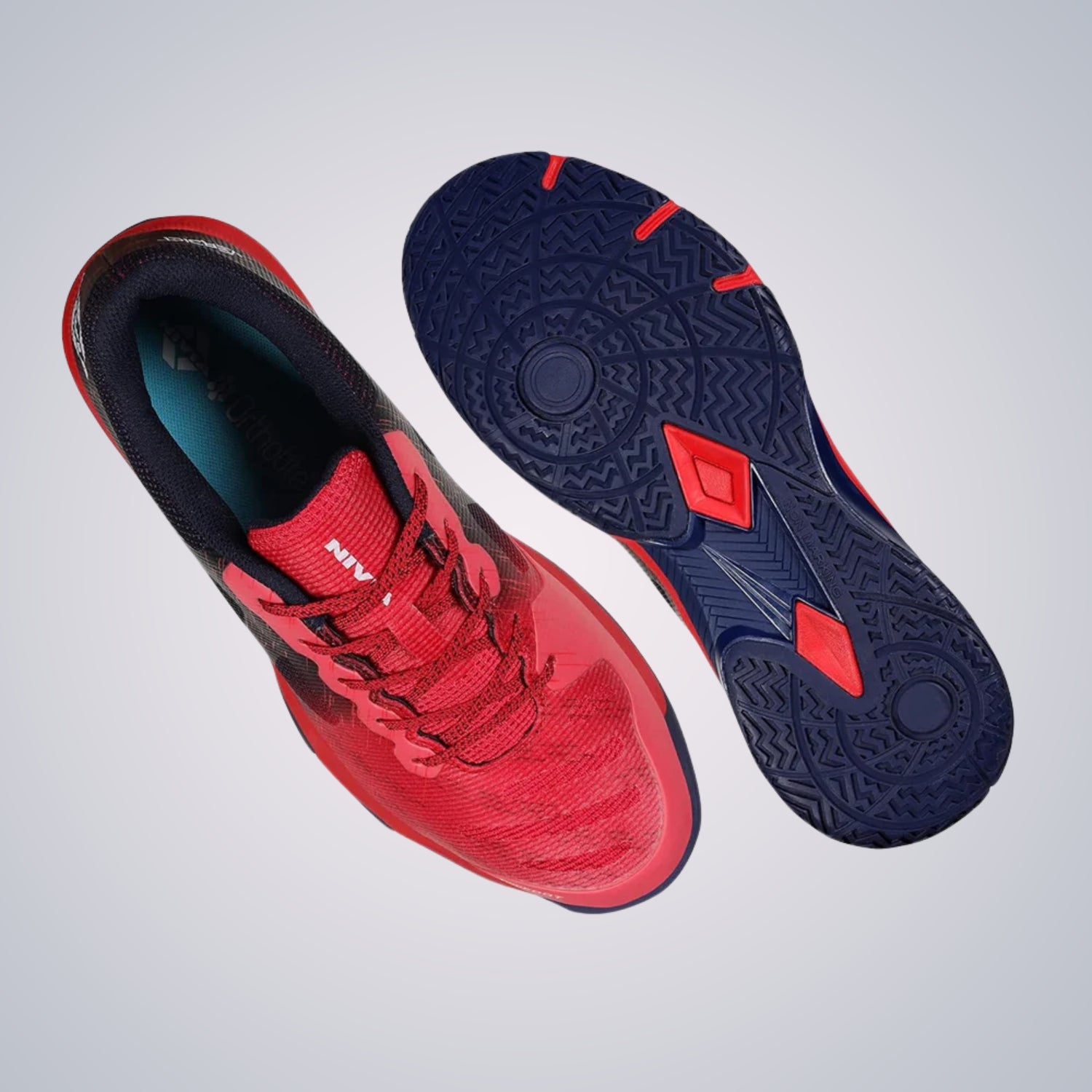 NIVIA Verdict Badminton Shoes for Men – Non-Marking Sole, Lightweight Design, Superior Grip & Comfort for Indoor Court Play - Best Price online Prokicksports.com