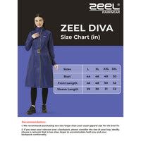Zeel Diva Women's Trench Coat – Stylish Long Overcoat for Women, Ideal for Winter Wear, Formal Outfits, Travel, Office, and Casual Layering