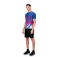 Hundred HBTS-5M268 V-Neck Badminton T-Shirt – Men Quick Dry Lightweight Sports Tee for Badminton, Gym & Training - Best Price online Prokicksports.com
