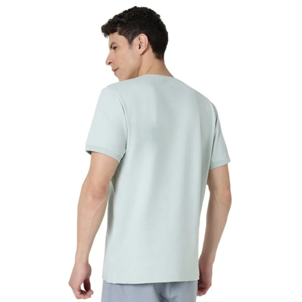 ASICS Rib Panel SS Top for Men | Round Neck Sports T-Shirt - Best Price online Prokicksports.com