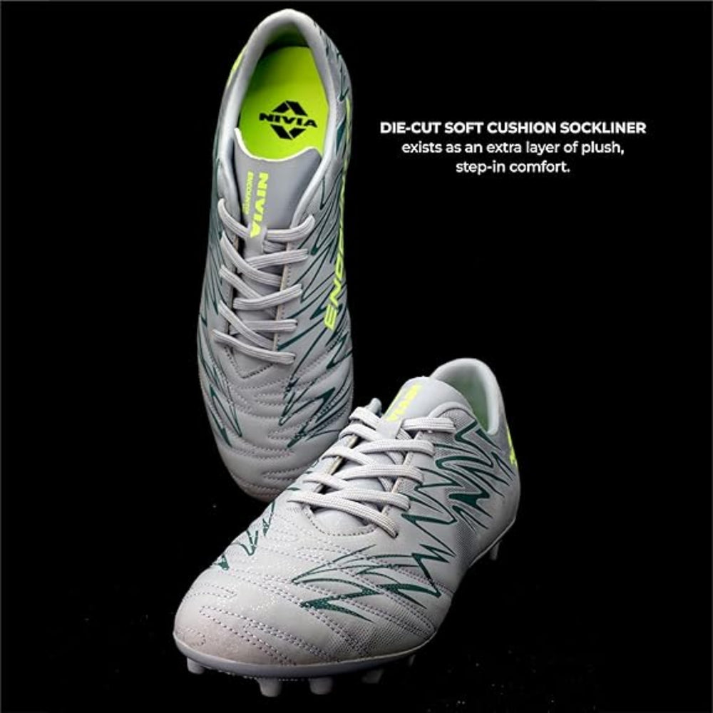NIVIA Encounter MG 11 Football Shoes | Lightweight Multi-Ground Football Studs with TPU Outsole & Synthetic Leather Upper - Best Price online Prokicksports.com