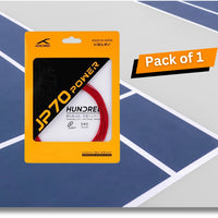 HUNDRED JP 70 Power Badminton String 0.70mm – Durable High Control Power String for All-Round Performance with Maximum Tension Retention and Stability - Best Price online Prokicksports.com