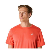 ASICS Silver SS Top Men T-Shirt Roundneck | Lightweight Breathable Tee for Training & Everyday Wear - Best Price online Prokicksports.com