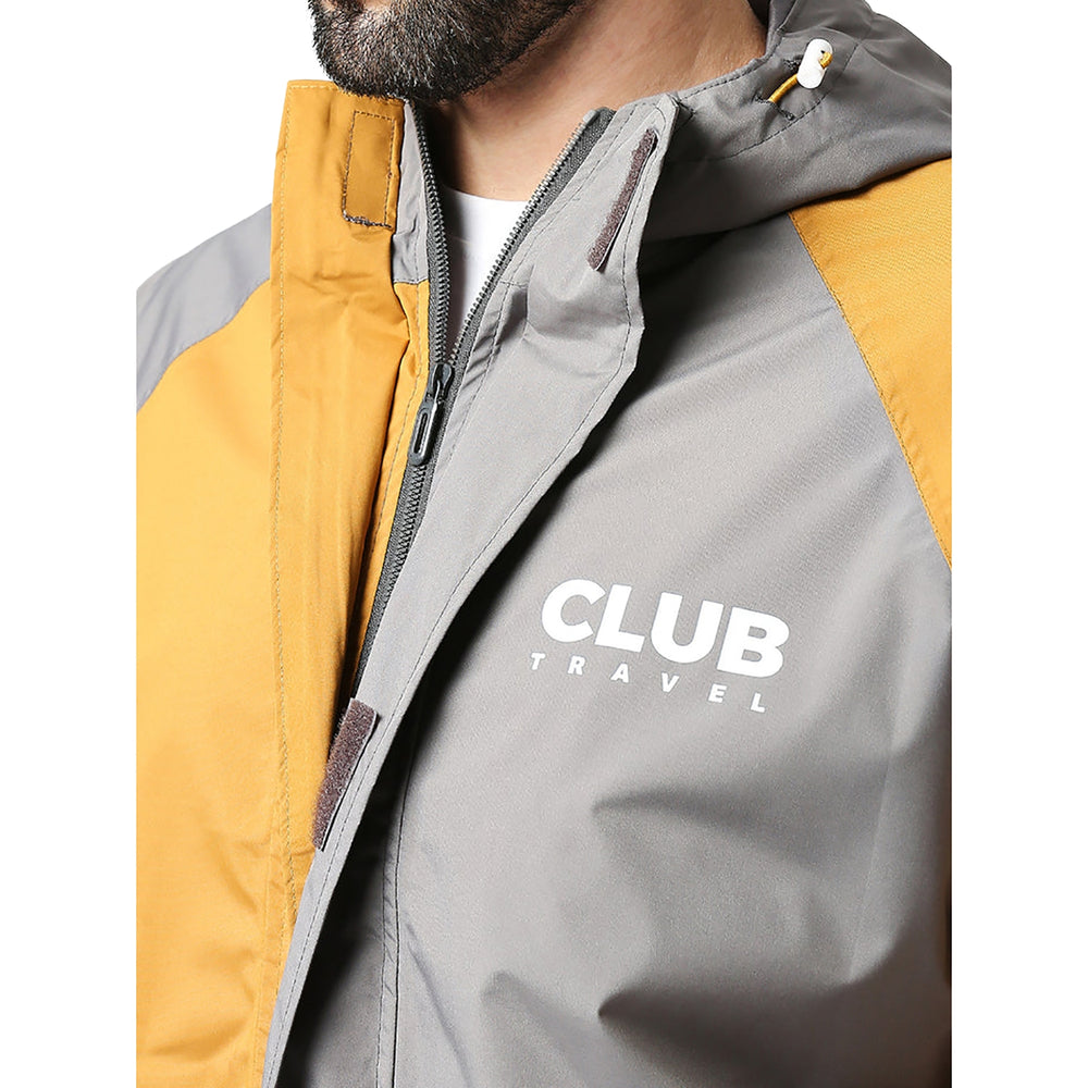 Zeel Outdoor Essential Men’s Waterproof Rain Jacket MJ106 – Lightweight, Hooded Windcheater for Monsoon, Travel, Trekking, Hiking, Camping - Best Price online Prokicksports.com