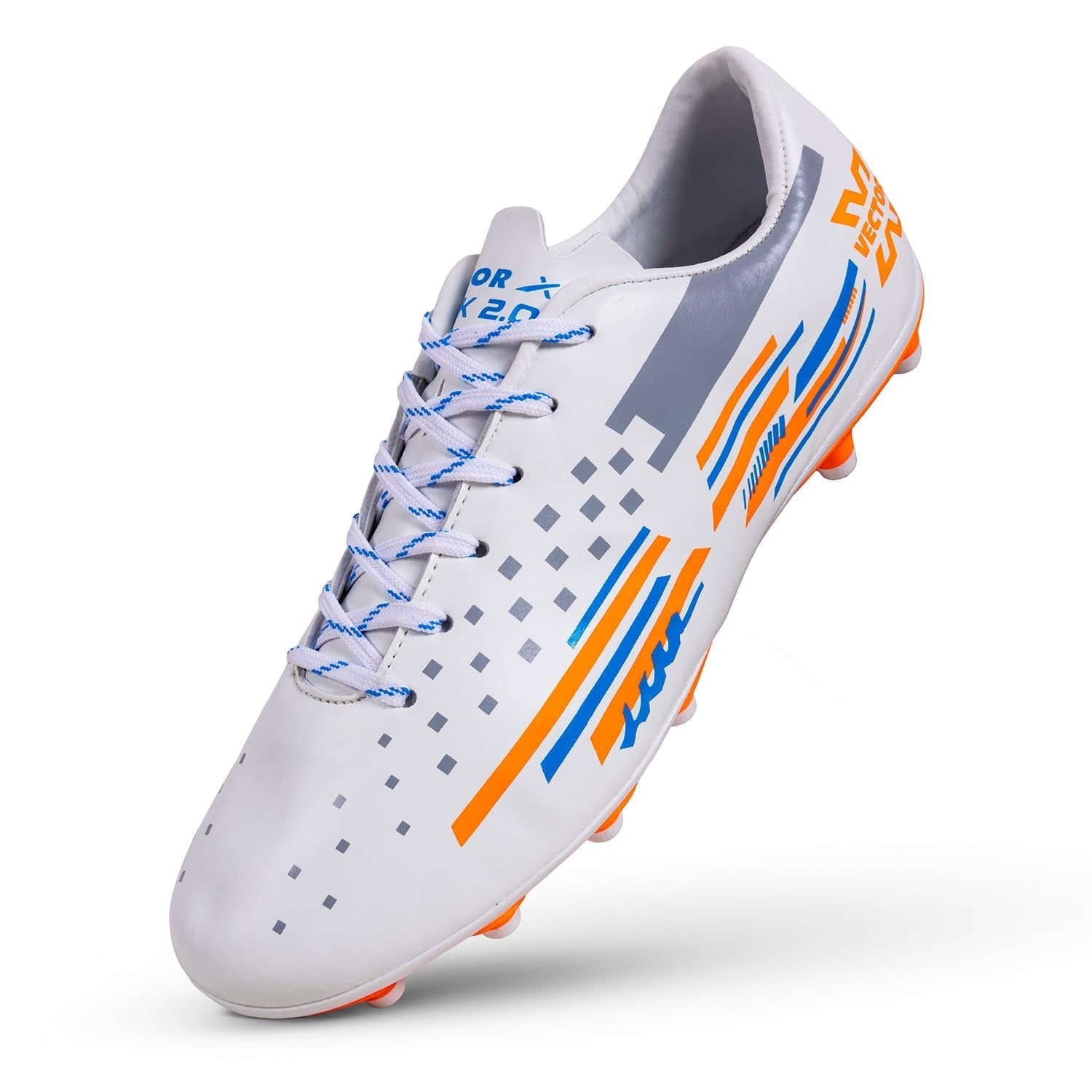 Vector X Kick 2.0 Football Shoes – Synthetic Upper, Durable TPU Sole, Padded Footbed, Lightweight Soccer Studs for Multi-Surface Play - Best Price online Prokicksports.com