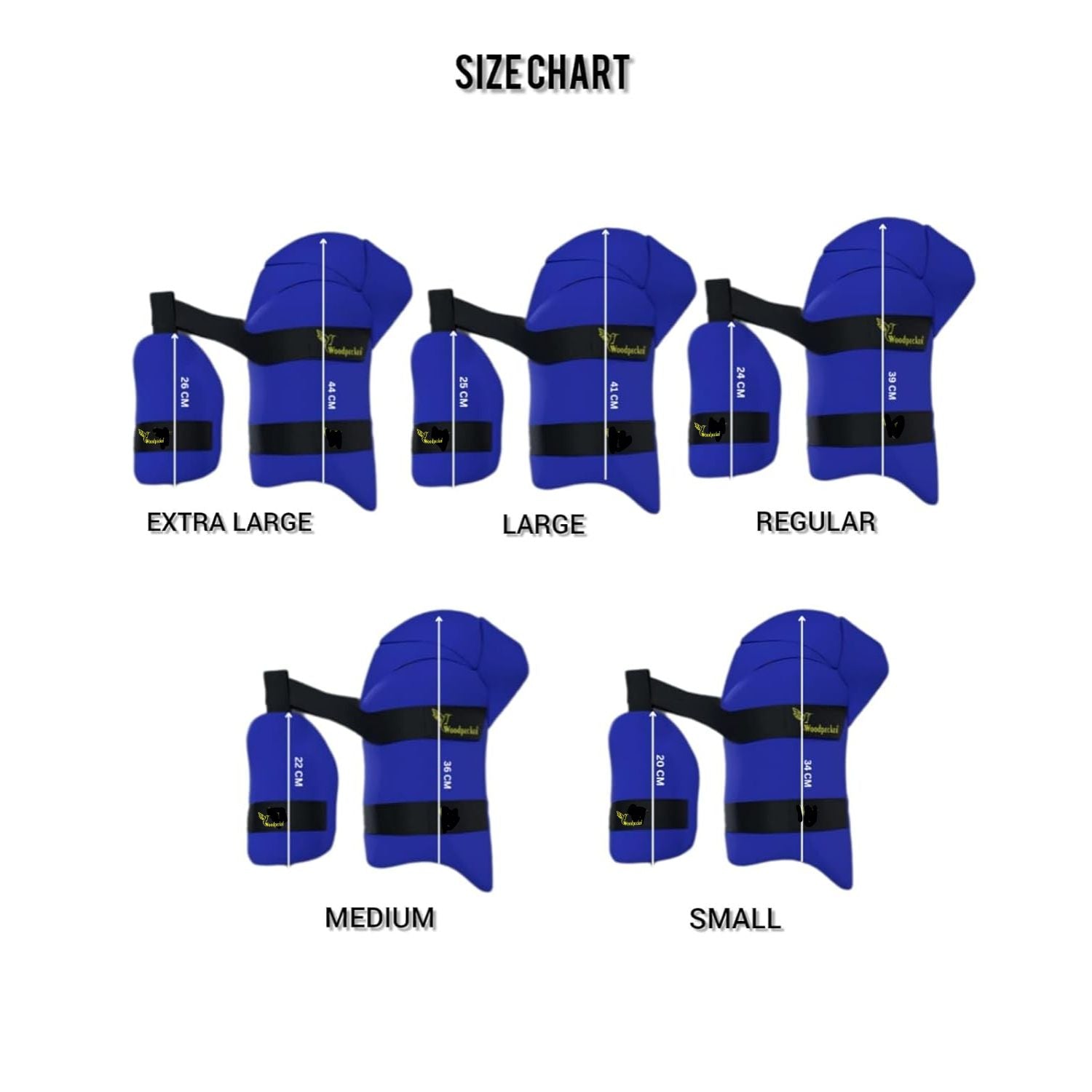 Woodpecker Armour X Left Hand Cricket Thigh Guard | Heavy-Duty Protection for Batsmen - Best Price online Prokicksports.com
