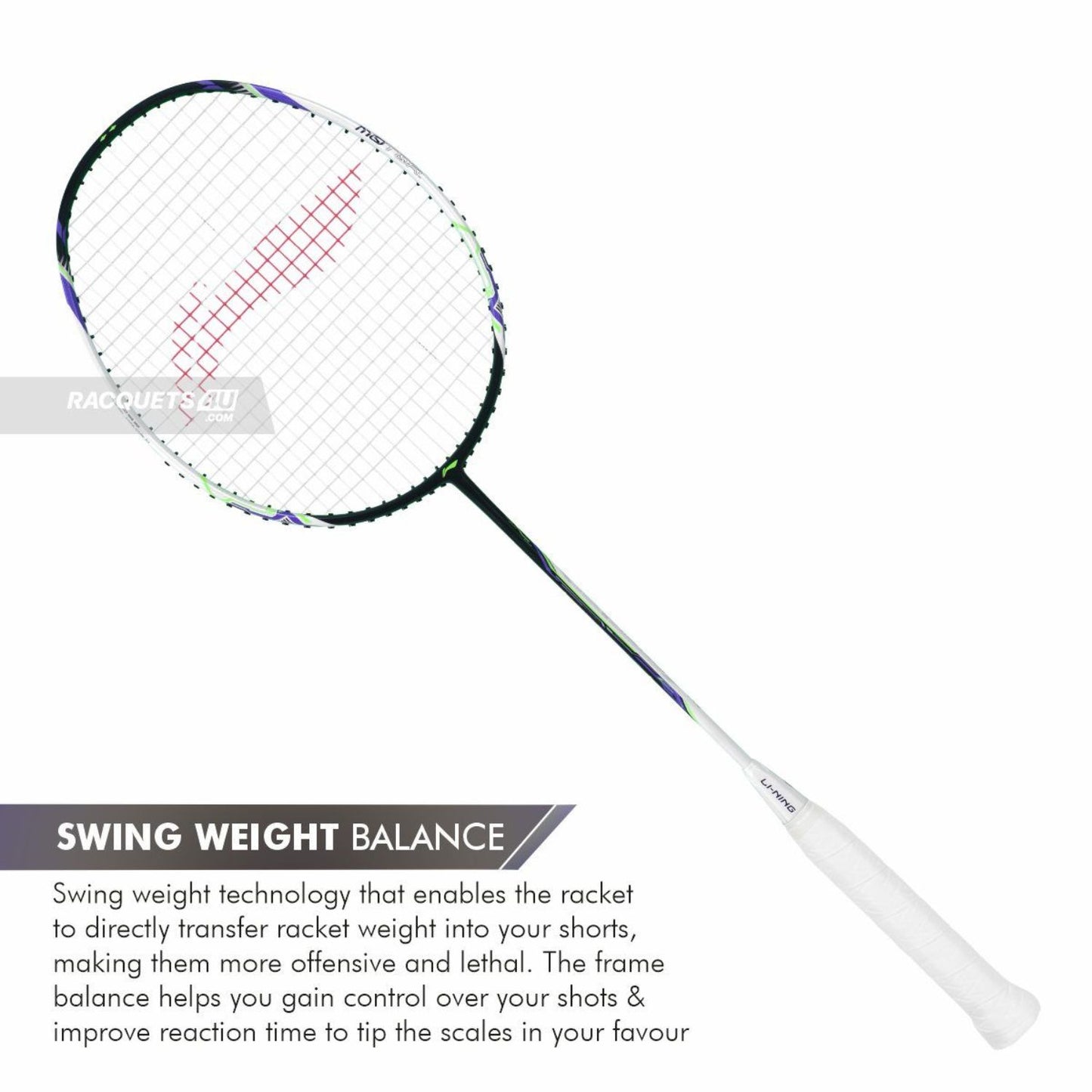 Li-Ning Halbertec Motor Unstrung Badminton Racquet – Power & Speed Performance Frame - Best Price online Prokicksports.com