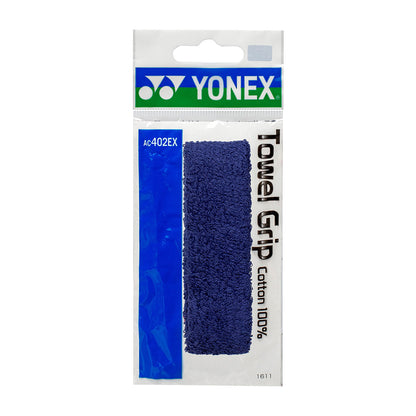 Yonex AC 402 EX Cotton Towel Badminton Racket Grip 1 Pc Anti-Slip Overgrip for Sweat Absorption and Comfort in Match & Training Use - Best Price online Prokicksports.com