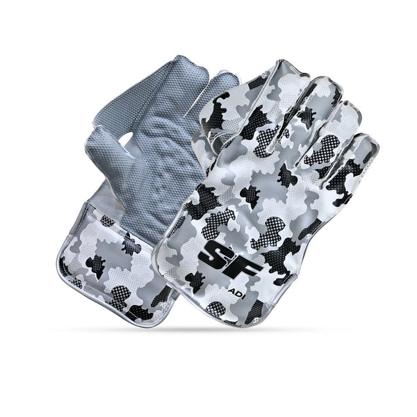 SF ADI Wicket Keeping Gloves | Premium Leather Palm | Professional Grade Cricket Keeper Gloves