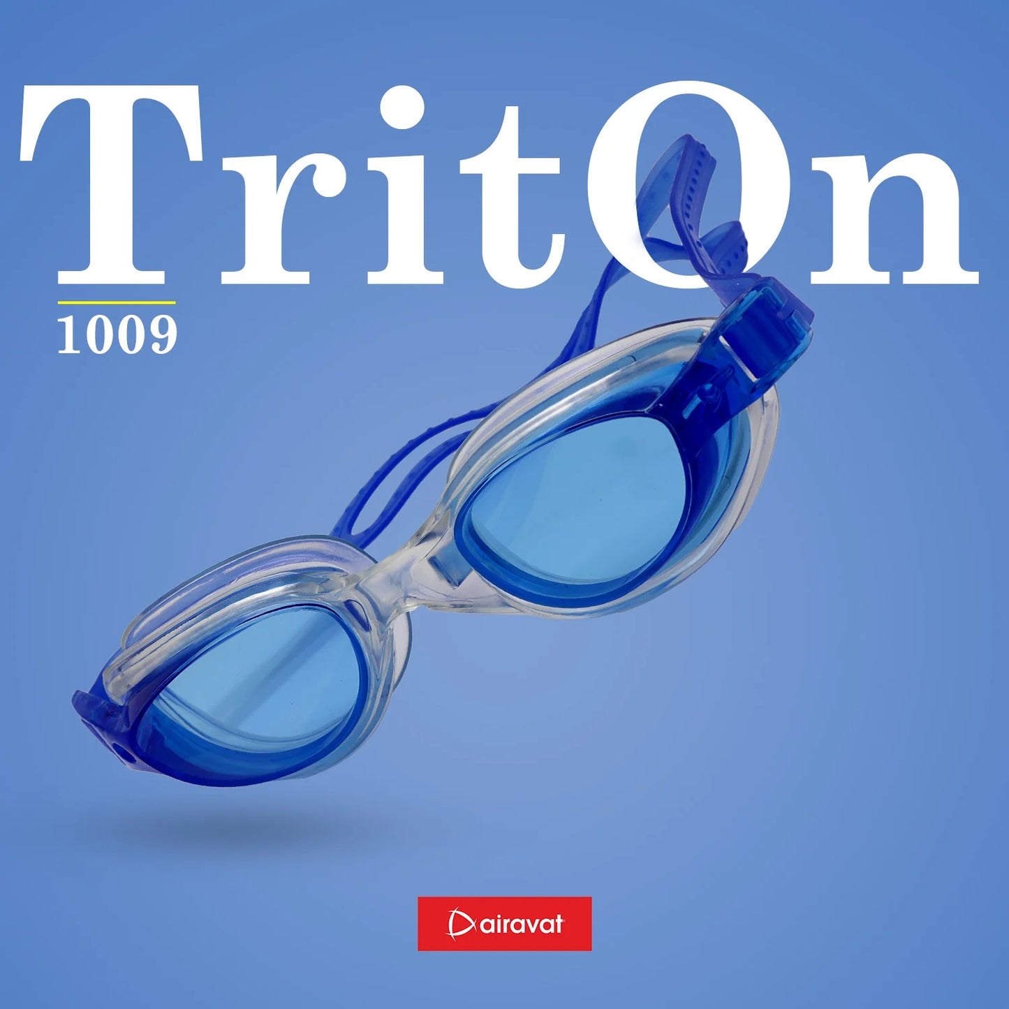 Airavat 1009 Triton Swimming Goggles | Adjustable Fit | Anti-Fog & UV Protection for Clear Vision, UV-Protected Swim Glasses for Adults & Youth | Comfortable Leak-Proof Fit for Training, Racing & Pool Use - Best Price online Prokicksports.com