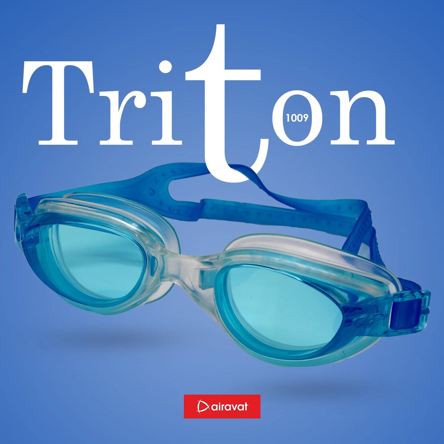 Airavat 1009 Triton Swimming Goggles | Adjustable Fit | Anti-Fog & UV Protection for Clear Vision, UV-Protected Swim Glasses for Adults & Youth | Comfortable Leak-Proof Fit for Training, Racing & Pool Use - Best Price online Prokicksports.com