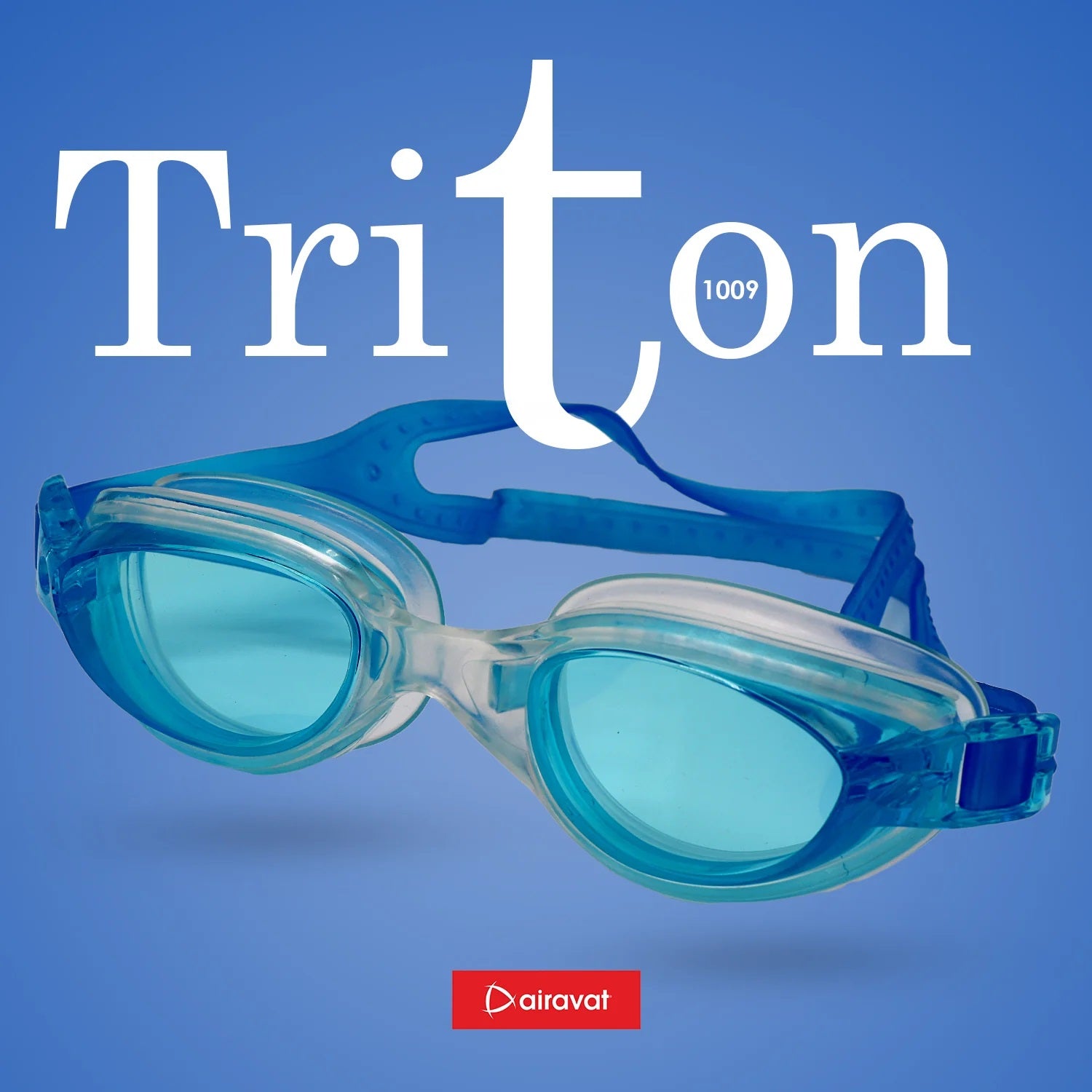 Airavat 1009 Triton Swimming Goggles | Adjustable Fit | Anti-Fog & UV Protection for Clear Vision, UV-Protected Swim Glasses for Adults & Youth | Comfortable Leak-Proof Fit for Training, Racing & Pool Use - Best Price online Prokicksports.com