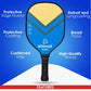 Airavat Blast 7406 Pickleball Paddle Set – 13mm | 2 Paddles + 2 Balls + Carry Bag | USAPA Approved | Lightweight Power & Control | Premium Grip | Tournament Ready (Yellow, Blue) - Best Price online Prokicksports.com