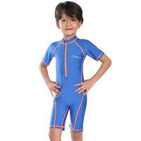Airavat 1506 Children Swimwear | Half Body Swimsuit for Kids | Navy Blue | Comfortable & Durable - Best Price online Prokicksports.com