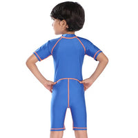 Airavat 1506 Children Swimwear | Half Body Swimsuit for Kids | Navy Blue | Comfortable & Durable - Best Price online Prokicksports.com
