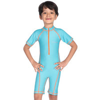 Airavat 1506 Children Swimwear | Half Body Swimsuit for Kids | Navy Blue | Comfortable & Durable - Best Price online Prokicksports.com