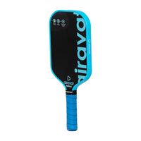 Airavat Rafale 7409 Pickleball Paddle - 16mm | T700 12K Carbon Fiber Face | Lightweight Power & Control Paddle | Premium Comfort Grip | Tournament Ready (Cyan/Gray) - Best Price online Prokicksports.com