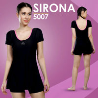 AIRAVAT 5007 Women's Swimwear | Stretchable & UV-Protected Swimming Suit | Comfortable & Flexible Fit for Training & Leisure | One-Piece Swimsuit - Best Price online Prokicksports.com