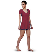 AIRAVAT 5007 Women's Swimwear | Stretchable & UV-Protected Swimming Suit | Comfortable & Flexible Fit for Training & Leisure | One-Piece Swimsuit - Best Price online Prokicksports.com