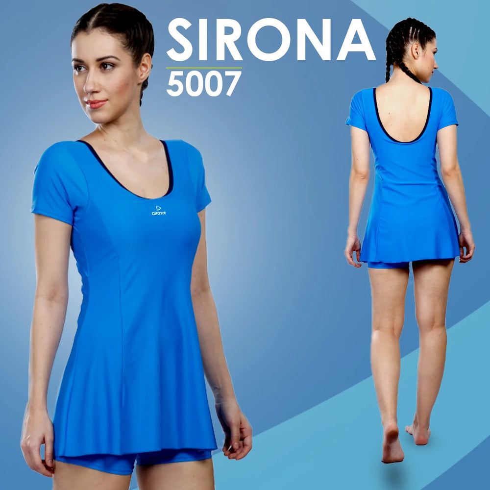 AIRAVAT 5007 Women's Swimwear | Stretchable & UV-Protected Swimming Suit | Comfortable & Flexible Fit for Training & Leisure | One-Piece Swimsuit - Best Price online Prokicksports.com
