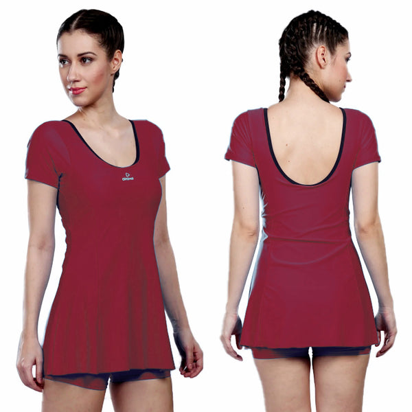 AIRAVAT 5007 Women's Swimwear | Stretchable & UV-Protected Swimming Suit | Comfortable & Flexible Fit for Training & Leisure | One-Piece Swimsuit