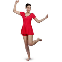 AIRAVAT 5007 Women's Swimwear | Stretchable & UV-Protected Swimming Suit | Comfortable & Flexible Fit for Training & Leisure | One-Piece Swimsuit - Best Price online Prokicksports.com