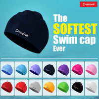 Airavat Classic Silicone Swim Cap – Comfortable & Durable Bathing Cap for Short, Medium & Long Hair – Unisex Swimming Cap for Men & Women - Best Price online Prokicksports.com