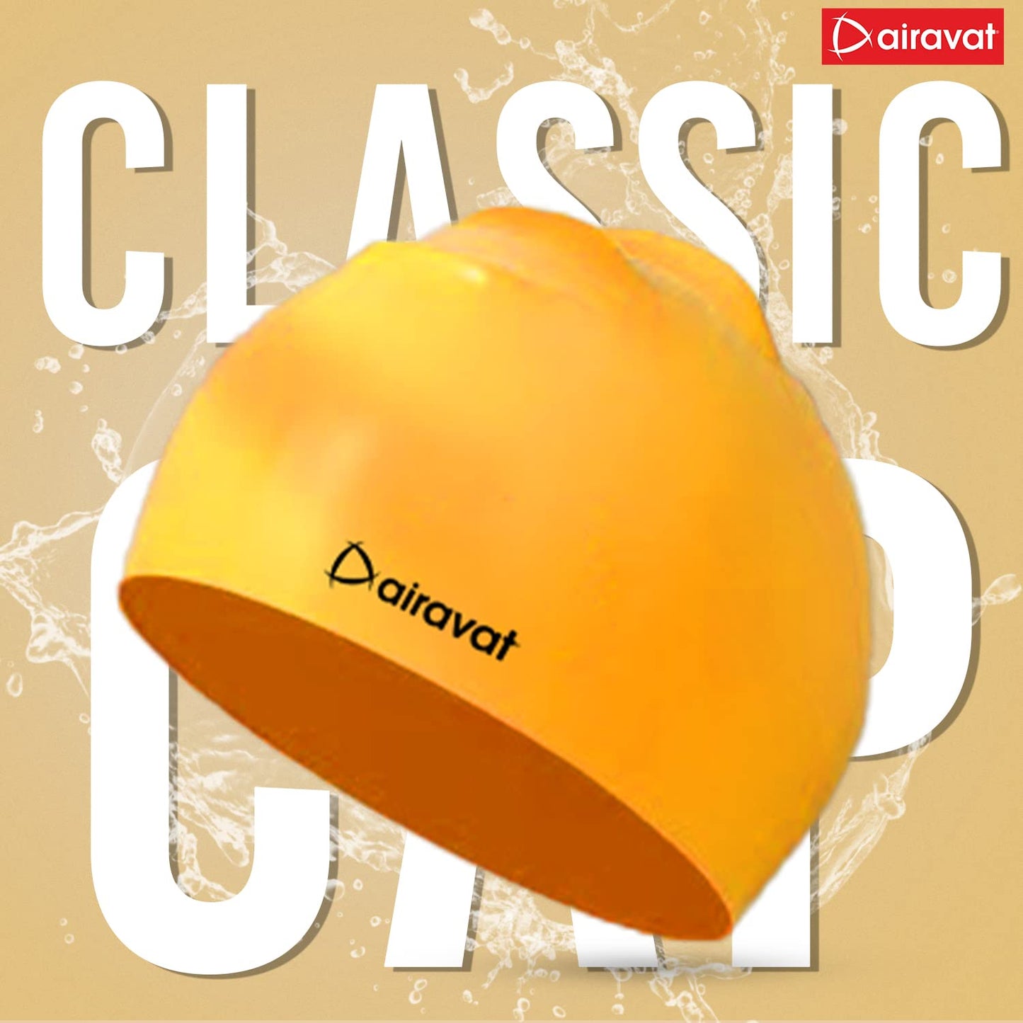 Airavat Classic Silicone Swim Cap – Comfortable & Durable Bathing Cap for Short, Medium & Long Hair – Unisex Swimming Cap for Men & Women