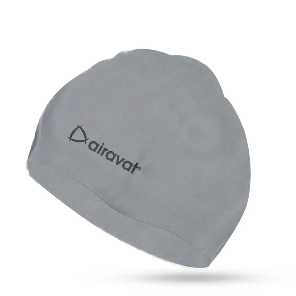 Airavat Extreme Comfort Silicone Swimming Cap – Waterproof, Stretchable & Durable Swim Cap for Men & Women - Best Price online Prokicksports.com