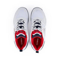 Li-Ning Ultra Force Badminton Shoes (White/Navy/Red) | BOUNSE+ Cushioning | Non-Marking Rubber Sole | Breathable Mesh | Men's/Women's Sizes - Best Price online Prokicksports.com
