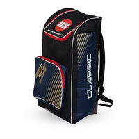SS Classic Duffle RJ Cricket Kit Bag (Black) | Multi-Compartment Design | Padded Shoulder Strap | Ventilated Shoe Pocket - Best Price online Prokicksports.com