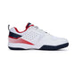 Li-Ning Ultra Force Badminton Shoes (White/Navy/Red) | BOUNSE+ Cushioning | Non-Marking Rubber Sole | Breathable Mesh | Men's/Women's Sizes - Best Price online Prokicksports.com