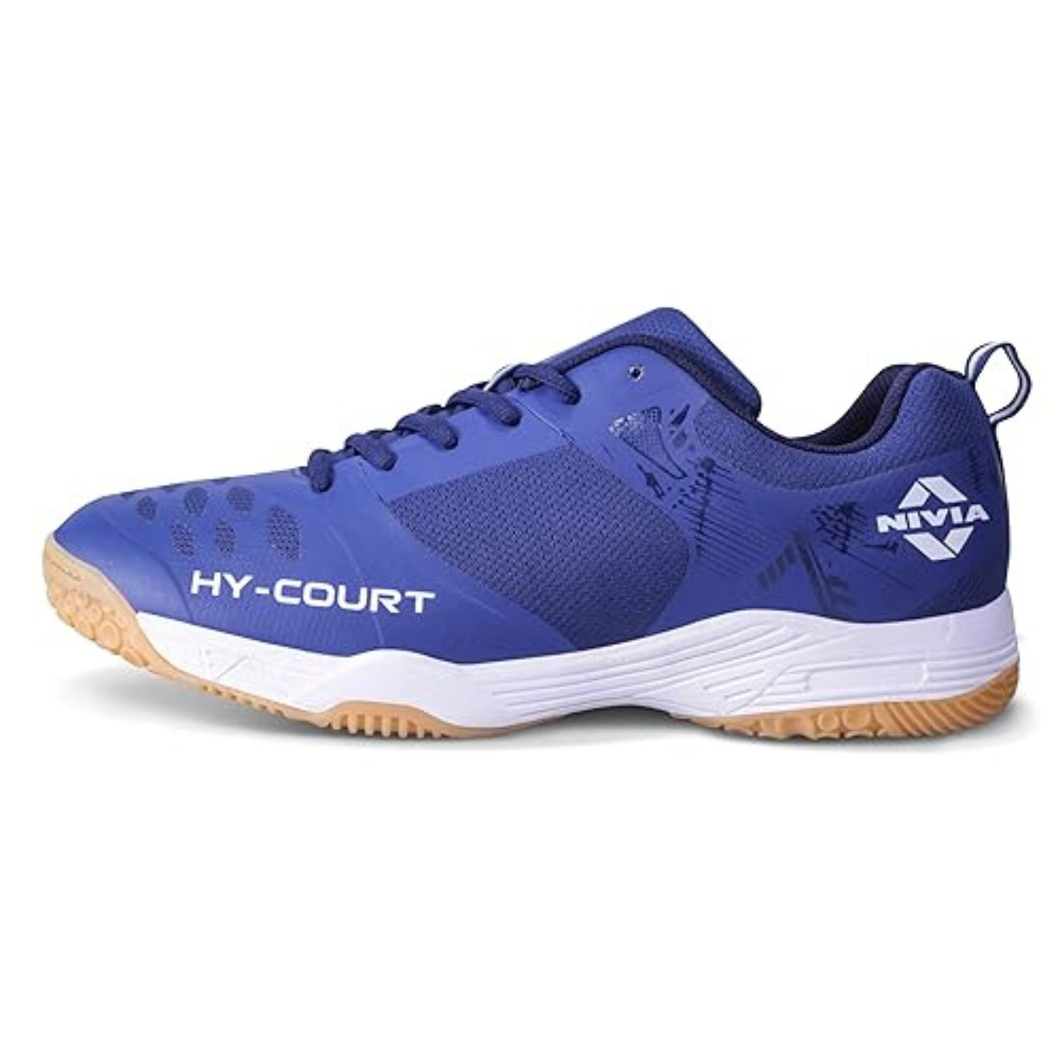 Nivia HY-Court 2.1 Badminton Shoes for Men | Non-Marking Sole | Cushioned Insole | Breathable Mesh | Lightweight Design - Best Price online Prokicksports.com
