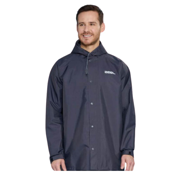 Zeel ZE101 Men’s Waterproof Rain Suit Jacket + Pant Set Heavy‑Duty PVC-Coated Polyester with Fully Sealed Seams & Adjustable Hood